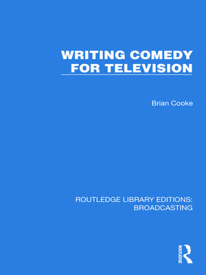 cover image of Writing Comedy for Television